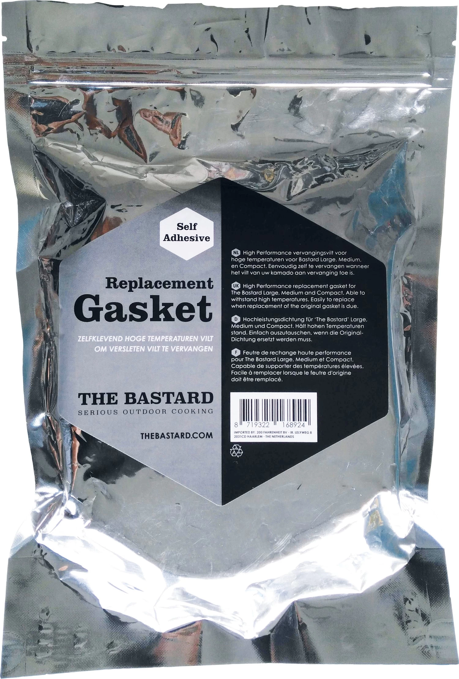 The Bastard Barbecue Vilt Large Grijs 3,6 M 4 The Bastard Barbecue Vilt Large Grijs 3,6 M - Afbeelding 2