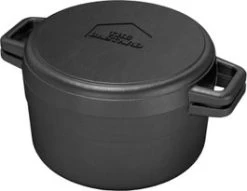 The Bastard Gietijzeren Braadpan Dutch Oven & Griddle Small D 20 H 7 Cm
