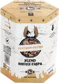 The Bastard Rooksnippers Smokey Goodness Feathers On Fire Blend Smoke Chips 1600 Ml