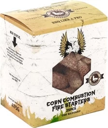 The Bastard Rooksnippers Smokey Goodness Flaming Fire Starters Maize And Wax 275 G