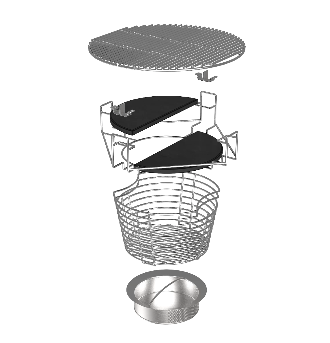 The Bastard Model 2022 Urban Large Compleet Barbecue Keramiek Matzwart 6 The Bastard Model 2022 Urban Large Compleet Barbecue Keramiek Matzwart - Afbeelding 4