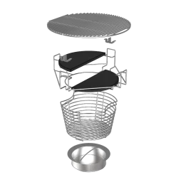 The Bastard Model 2022 Large Compleet Barbecue Keramiek Zwart -The Bastard binnenwerk the bastard 2022 min 1 1